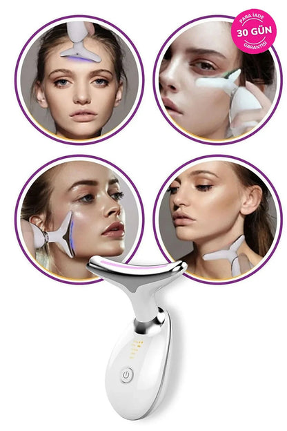 NUVIA 7-in-1 LED EMS Yüz masaj aleti