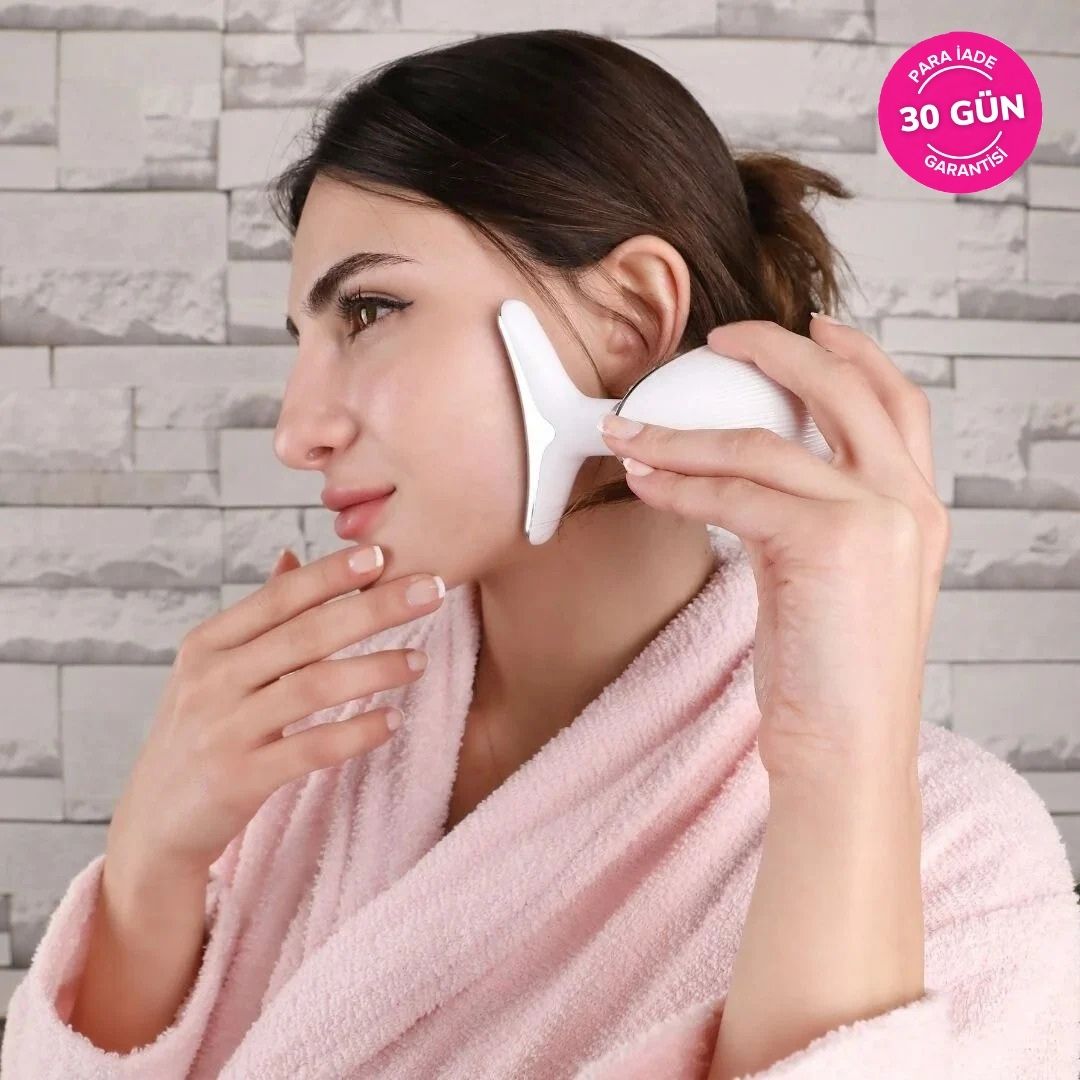 NUVIA 7-in-1 LED EMS Yüz masaj aleti